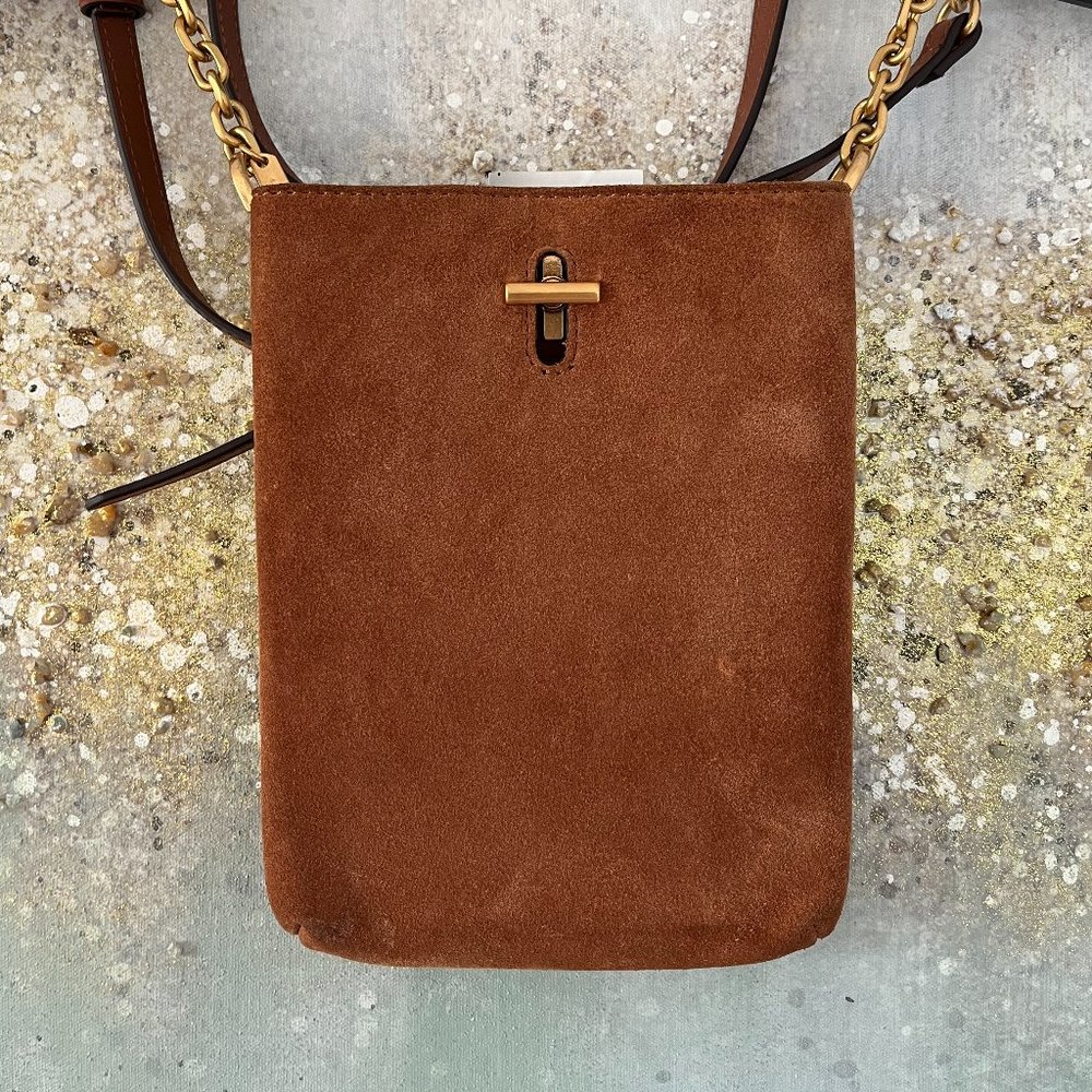Thacker Pippa Suede Crossbody Bag (NWT)